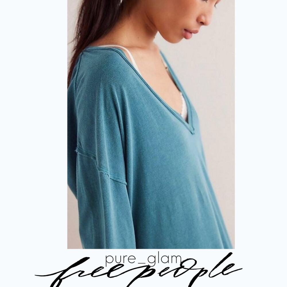 Free People tee relaxed shirt - Picture 2 of 3